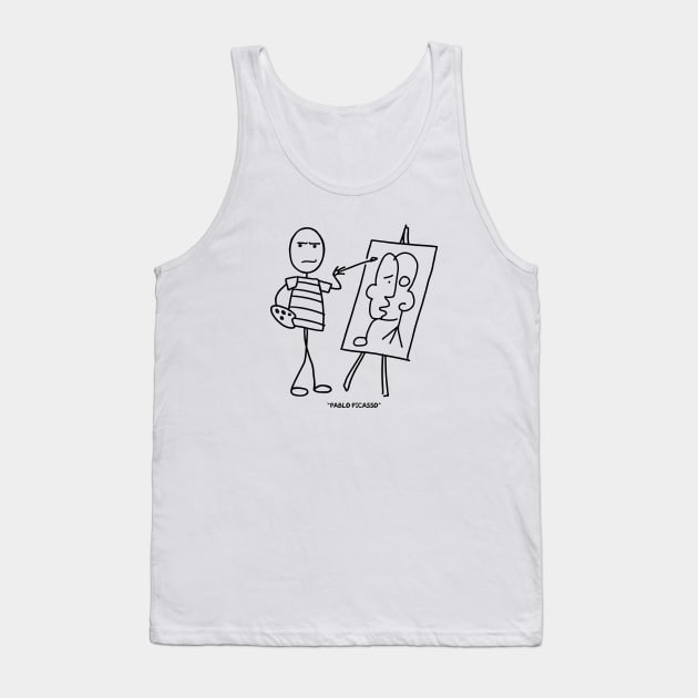 Pablo Picasso Tank Top by MrPlow